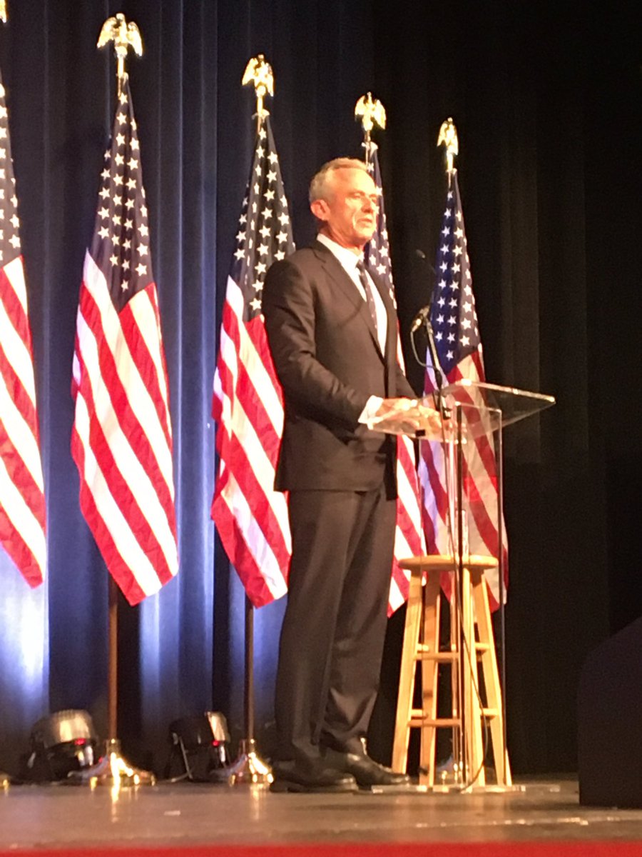 Fantastic speach tonight in New Hampshire! I'm inspired by RFK Jrs message of peace and I'm feeling more optimistic about our future than I have in years!

#Kennedy24 
#RFKPeace
kennedy24.com