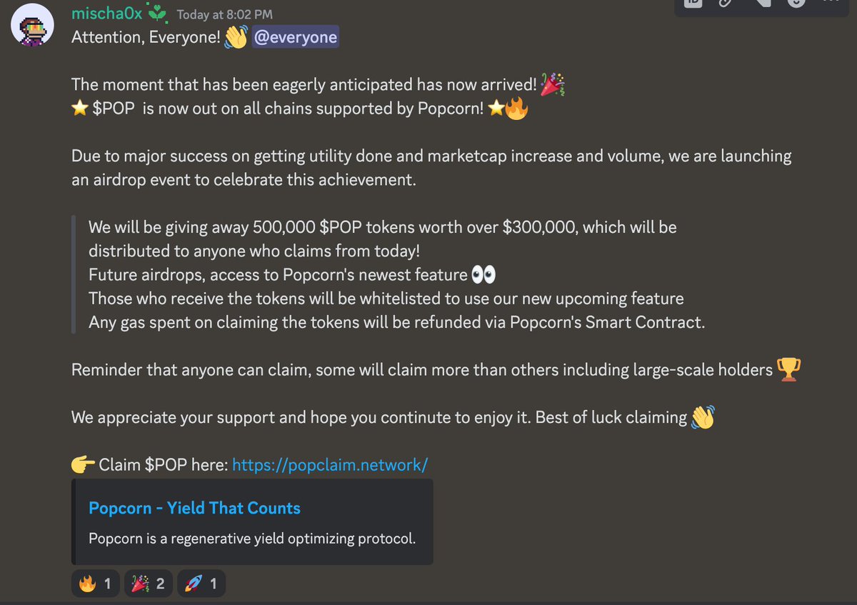 URGENT — our Discord server has been compromised

DO NOT interact with the link in this announcement message: