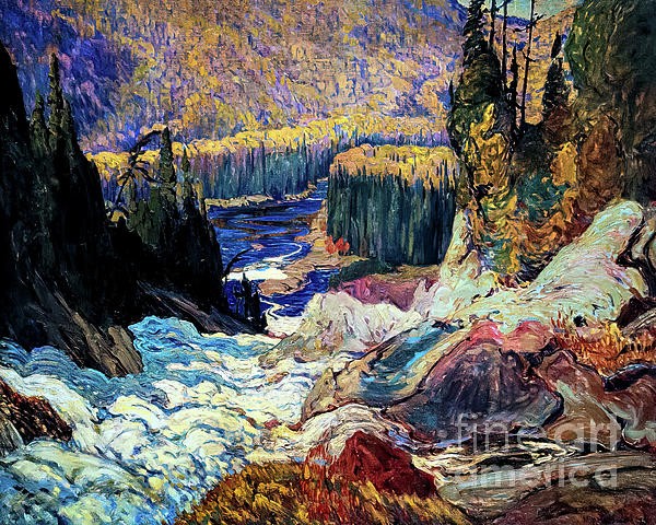 New artwork for sale! - "Falls Montreal River by JEH MacDonald 1920" - fineartamerica.com/featured/falls… <a href="/fineartamerica/">Fine Art America</a>