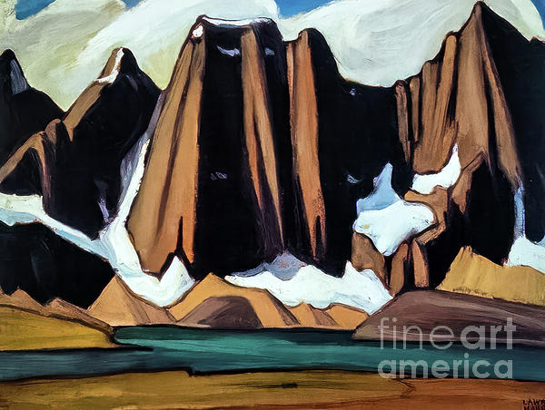 New artwork for sale! - "The Ramparts Tonquin Valley by Lawren Harris 1924" - fineartamerica.com/featured/the-r… <a href="/fineartamerica/">Fine Art America</a>