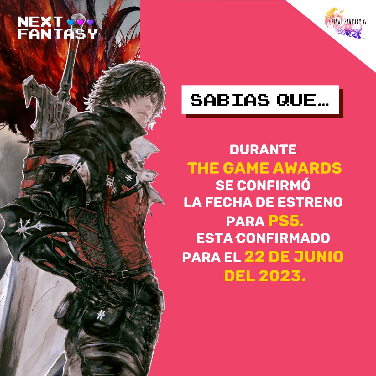 ksl_dylan's tweet photo. Final Fantasy ya está que llega este 22 de junio y tenemos lo necesario para que inicies la aventura, cuéntanos ¿Qué saga fue tu favorito? ⚔🦾🎮puedes saber más de estos datos visitando a nuestras demás redes
#FinalFantasyXVI #NextFantasy #oufitgamer #gamer #FinalFantasy https://t.co/GMUA0tLUVK