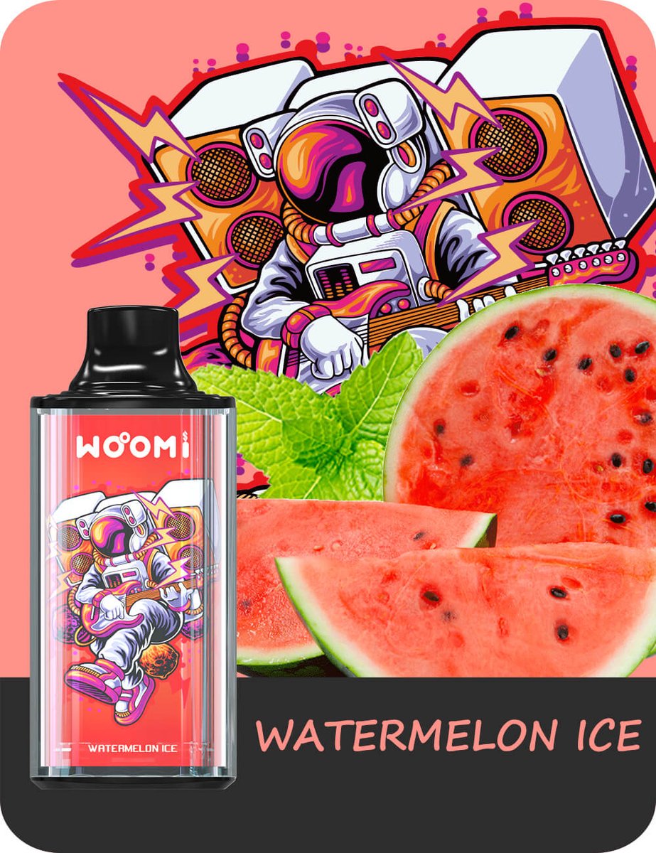 Which is your favourite flavour today?💬 
📷Watermelon Ice 
📷Blueberry Sour Raspberry
📷Mint
📷Watermelon Strawberry Peach 
… 
Warning: This product contains nicotine. Nicotine is an addictive chemical.   #vapelife #vaping #lovevape #vapers #vapefam #Woomivape