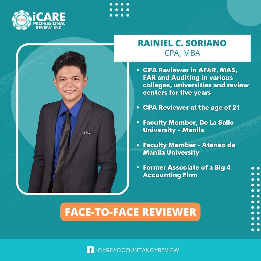 iCARE Accountancy Review Face to Face and Hybrid Reviewer