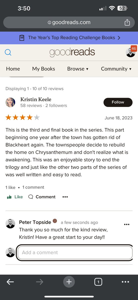 Appreciate each review that I receive!

#bookreview #bookstagrammer 
#writingcommunity #authorsofinstagram 
#indieauthor #readersofinstagram #readerscommunity #instabooks #booksbooksbooks