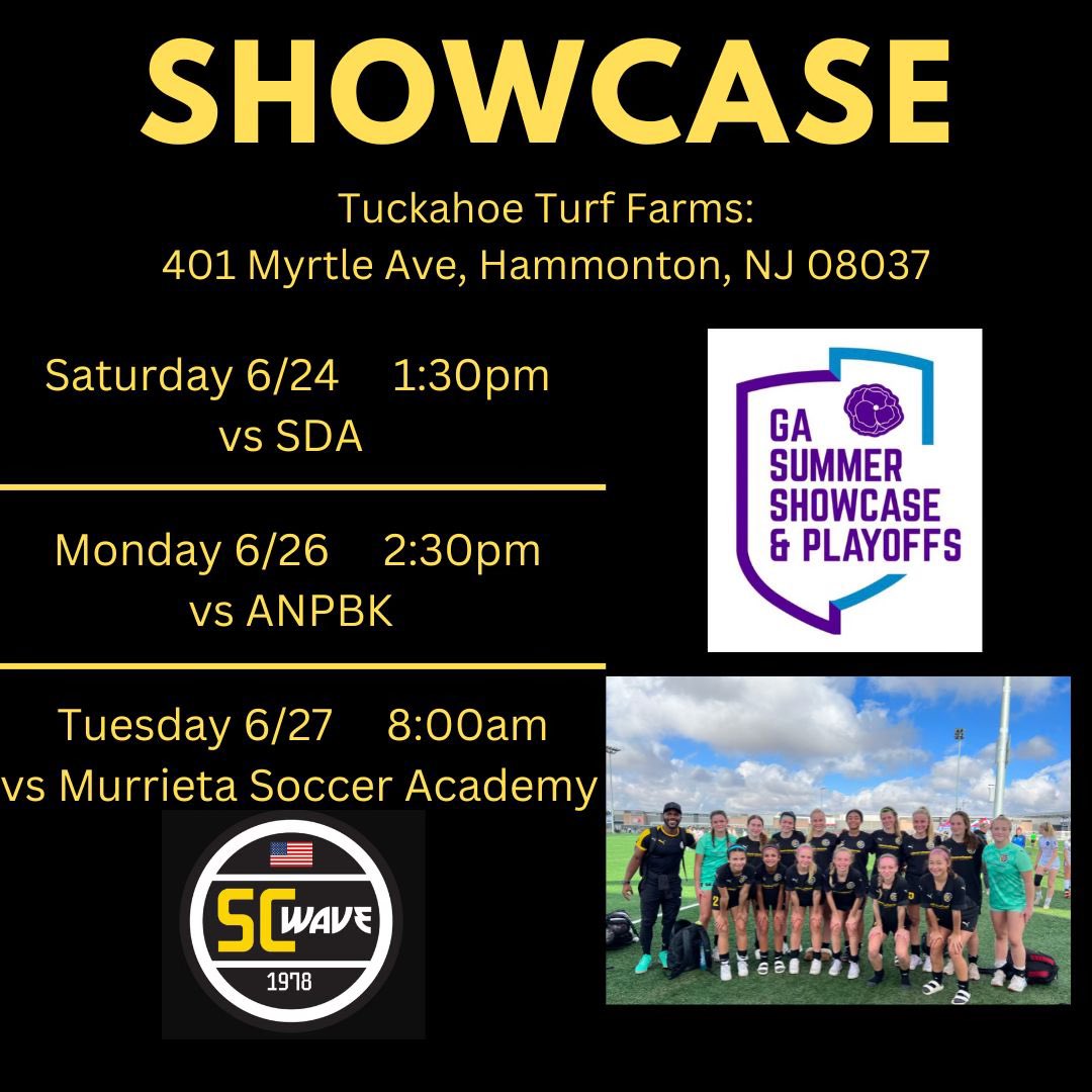 Looking forward to getting back on the field this weekend in the <a href="/GAcademyLeague/">Girls Academy</a> showcase this weekend!  
<a href="/IanBennett26/">Ian Bennett</a> <a href="/ImYouthSoccer/">ECNL/GA/Recruiting/College Soccer</a> <a href="/SCWAVEROC/">SC WAVE</a>