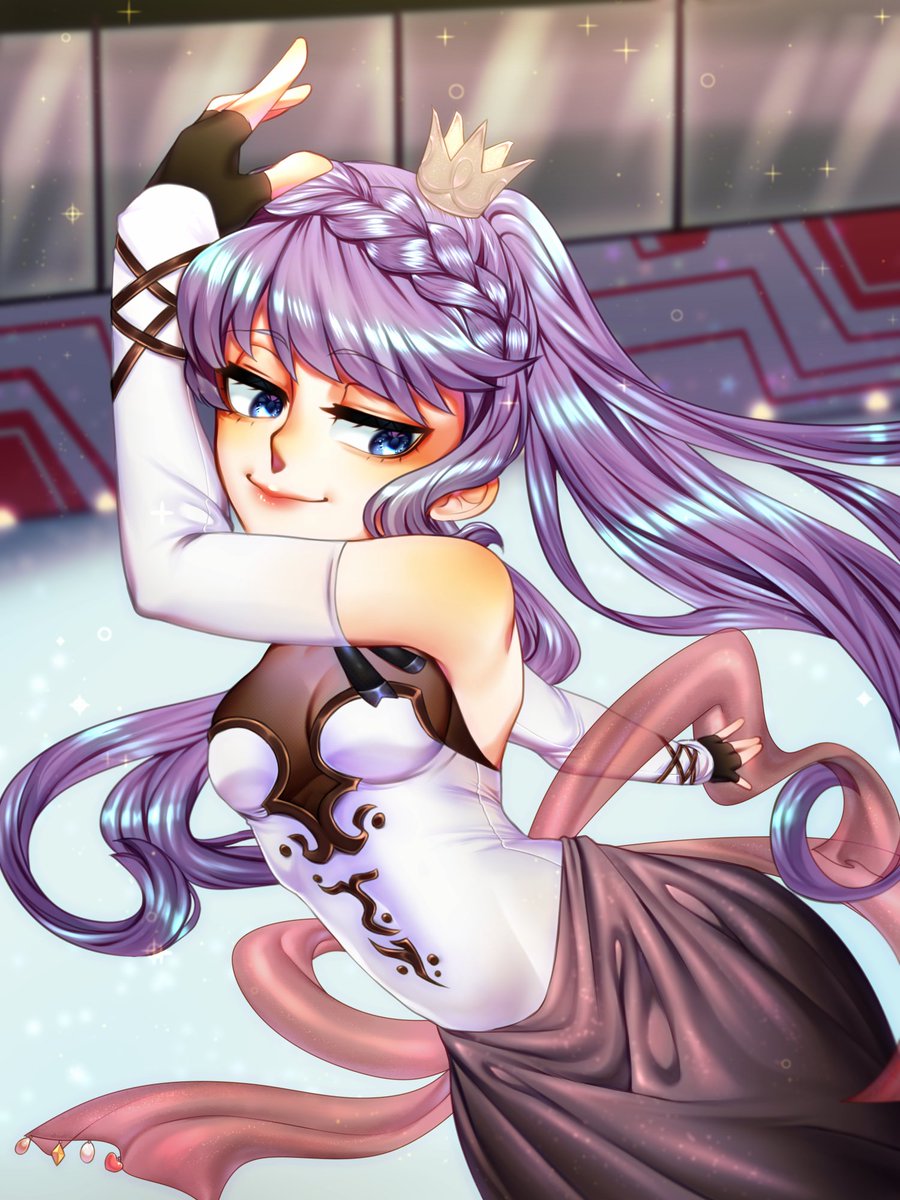 Len_Karumu's tweet photo. Commission for @AliceTr54330380 !
Thank you so much for your support, I loved working with your beautiful character.

#commissionsopen #commission #iceskating #sai2 https://t.co/zFv4f72ySS