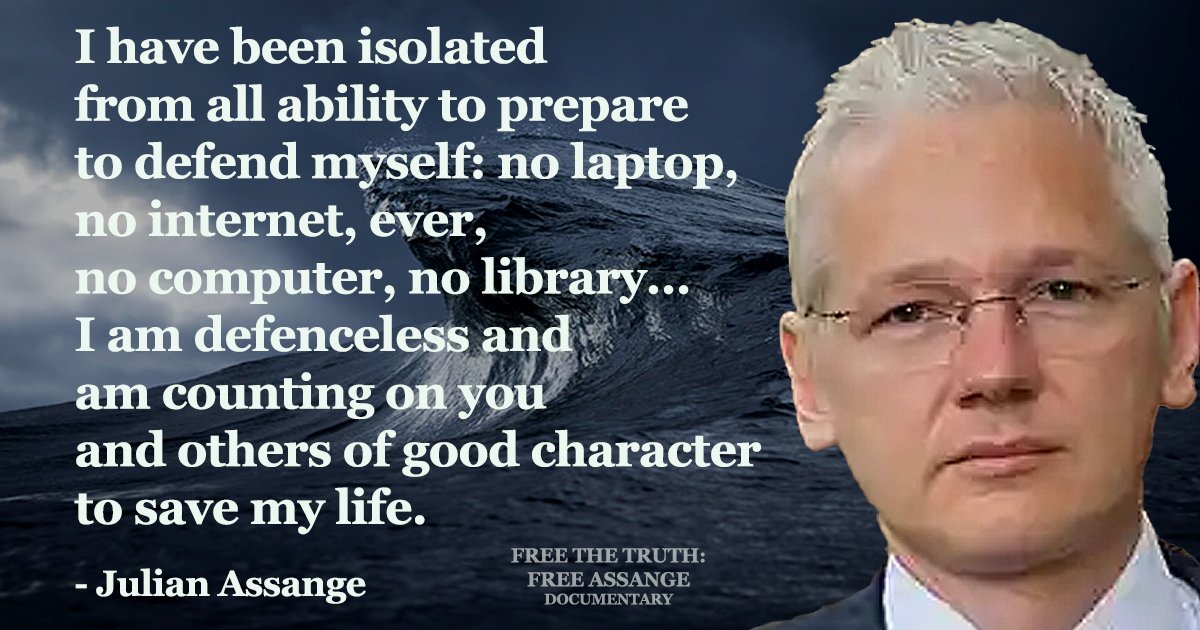 Support the film here: gofund.me/55f992e2 #FreeAssangeNOW #Assange #FreeAssange #NoExtradition #FreeSpeech #PressFreedom