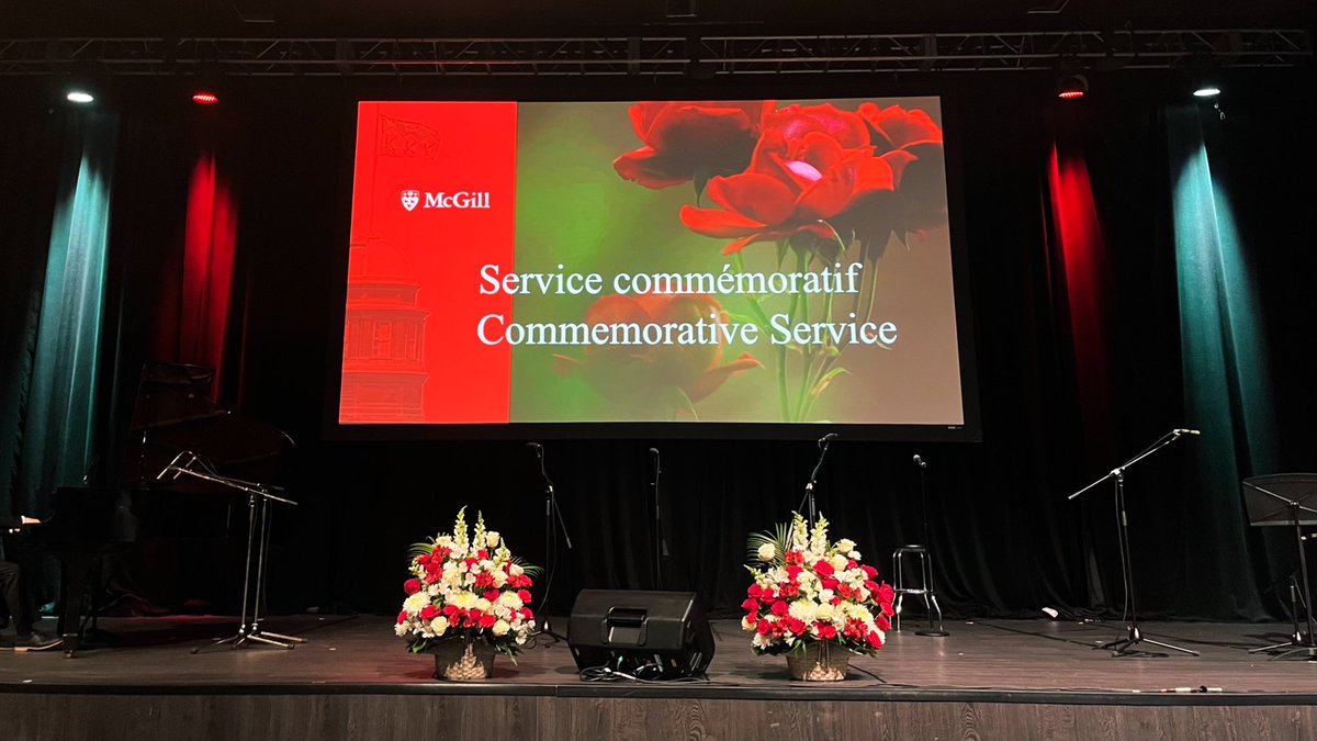 Today was McGill University’s annual Commemorative Service for body donors ❤️💐🕊️ 

We are so grateful for those who bravely &amp; selflessly donate their bodies to science, and for their families &amp; loved ones who support them. Thank you to all who contributed to a successful day!