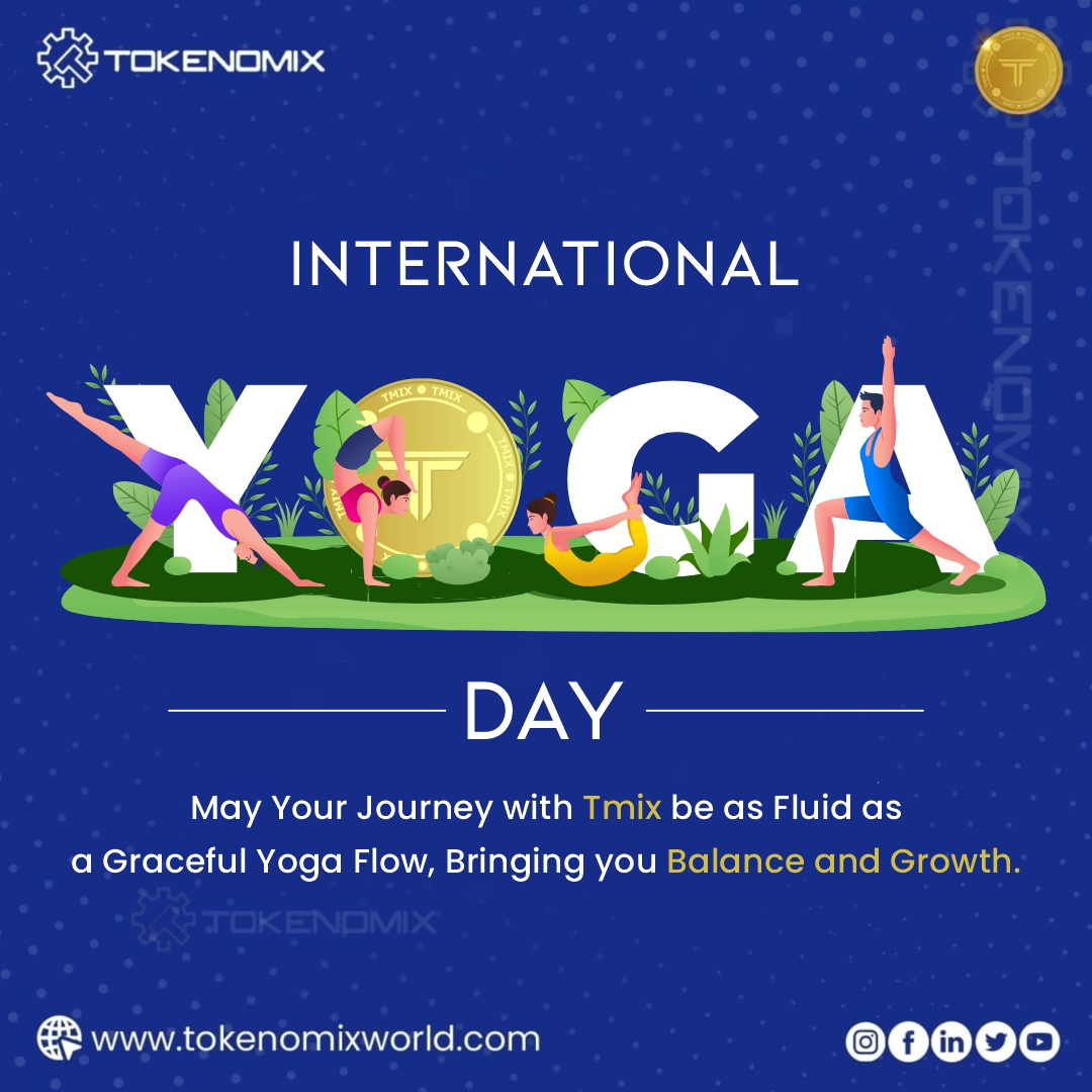 Tokenomix_'s tweet photo. Embrace the International Day of Yoga and unlock the incredible potential of TMIX – the ultimate balance of mind and finance! 

For more visit us- https://t.co/CCjCkzW8B7

Instagram - https://t.co/xOBkLky2Et

#InternationalDayOfYoga #TMIXToken #CryptoBalance #MindAndFinance https://t.co/JbchNEfkWJ
