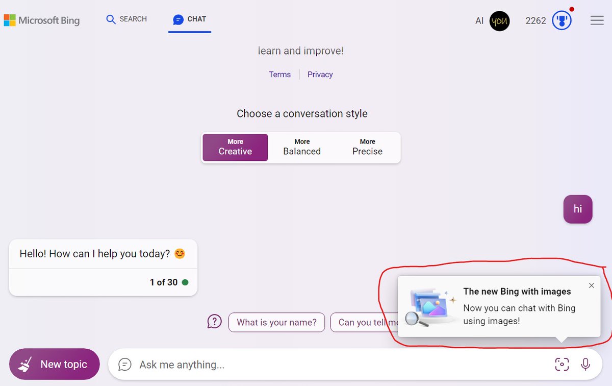 Now you can chat with images.

Bing chat is now super boss.

Here's how to do the magic: