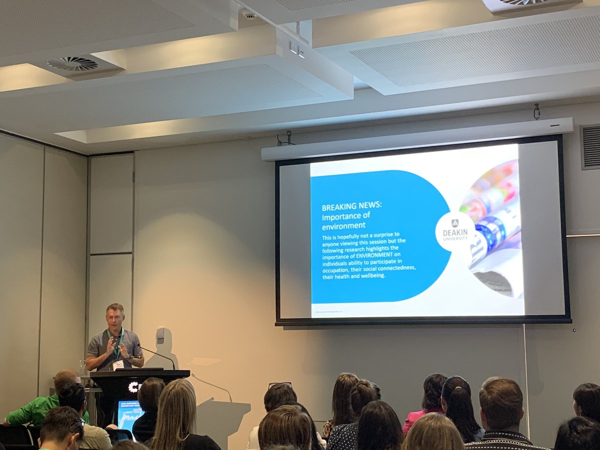 OT at Deakin (@deakinot) on Twitter photo Listening to <a href="/pearsefay/">Pearse Fay</a> talking about his work evaluating the impact of SMART home technology on the lives of people with severe intellectual disability #OTA2023 @DeakinHealth <a href="/Deakin_DI/">Disability & Inclusion Studies @ Deakin University</a> <a href="/JoWat/">Jo Watson</a> @deakinresearch <a href="/otaust/">OTA</a> <a href="/genevieve_pepin/">Genevieve Pepin</a> <a href="/DanielleHitch/">Danielle Hitch</a> Listening to <a href="/pearsefay/">Pearse Fay</a> talking about his work evaluating the impact of SMART home technology on the lives of people with severe intellectual disability #OTA2023 @DeakinHealth <a href="/Deakin_DI/">Disability & Inclusion Studies @ Deakin University</a> <a href="/JoWat/">Jo Watson</a> @deakinresearch <a href="/otaust/">OTA</a> <a href="/genevieve_pepin/">Genevieve Pepin</a> <a href="/DanielleHitch/">Danielle Hitch</a>