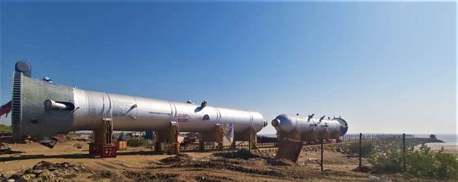 #projectspotlight Total Movements, India Handles Multi-Modal Move of 2 HDT Reactors for Refinery Project, India

Find more details: wcaprojects.com/CaseStudies/De…

#WCAprojects #TotalMovements #cargo #heavyequipment #container #heavyhaul #projectcargo