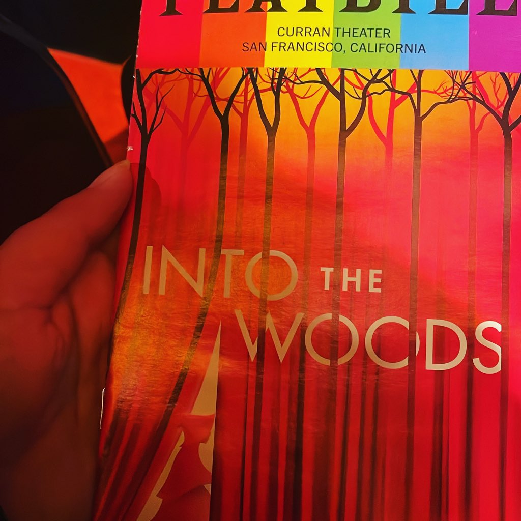 Heaterisa's tweet photo. Round 3, this time at home🙌🏻❤️🐮#IntoTheWoods #BroadwaySF https://t.co/QnX7oX0mOu