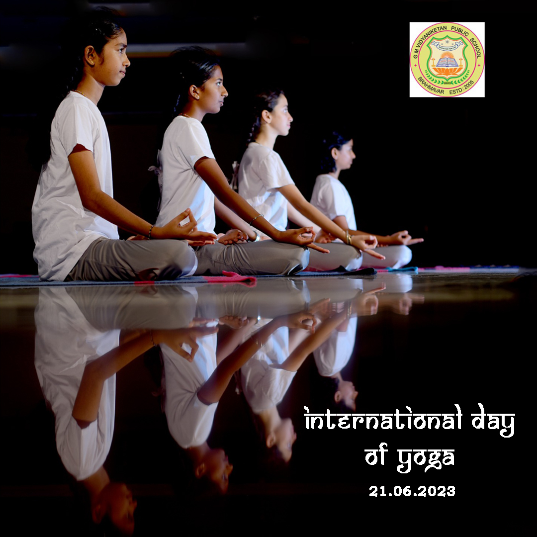 Inhale. Exhale. Find your inner peace on this International Yoga Day.
#GMVidyaniketanPublicSchool #GMVidyaniketan #ProudGMVidyaniketanian #EducationMatters #SchoolLife #LearningJourney #StudentLife #AcademicExcellence #FutureLeaders #InspiringMinds