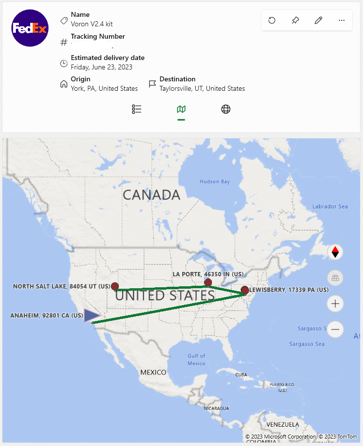 reprinted3D's tweet photo. Hey @FedEx, explain this! Why would a package that starts in Anaheim, CA, go all the way across the country to come to me in Utah (and it STILL won't be here for another THREE DAYS)?
It's crap like this that makes you unreliable!
#FedExFails https://t.co/63FAd2Oy64