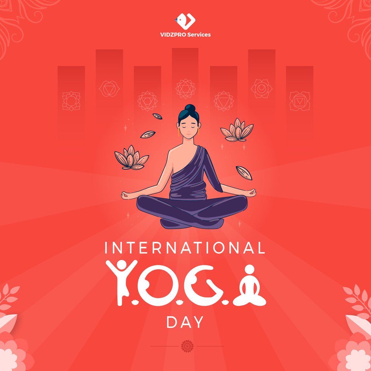 'You cannot always control what goes on outside. But you can always control what goes on inside. Happy International Yoga Day'

#InternationalYogaDay #yogalife #yogapractice #yoga #WeTellStories #VidzproStories #VidzproTales #designagency #graphicdesign #marketing