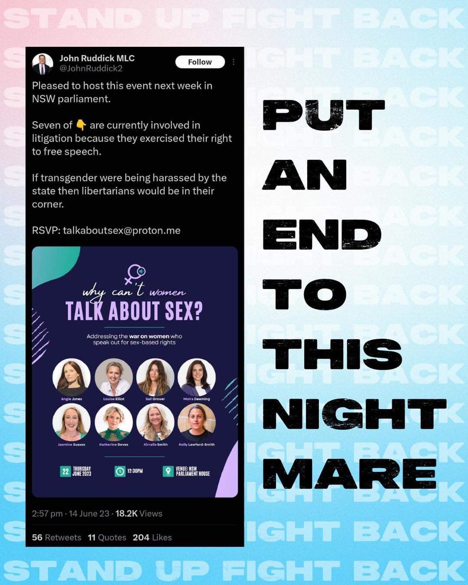 Terf Rallies Pride in Protest on Twitter:
