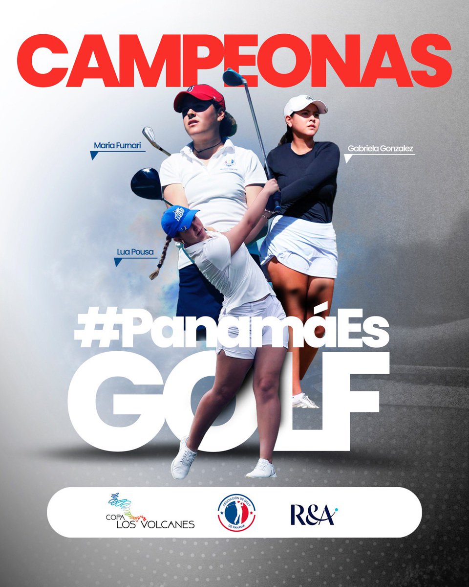 Apagolfpty's tweet photo. COPA LOS VOLCANES @RandA 
PANAMÁ CAMPEÓN DAMAS #PanamáEsGolf https://t.co/4Ox3WOUi6c