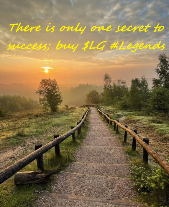 Nancee2525's tweet photo. Everyone dreams of becoming a legend, but few make it! ! Now is your chance to be #Legends, just buy $LG, sure 100x .@ArbLegends @ArbLegendsArmy https://t.co/Wwgzv8d23C