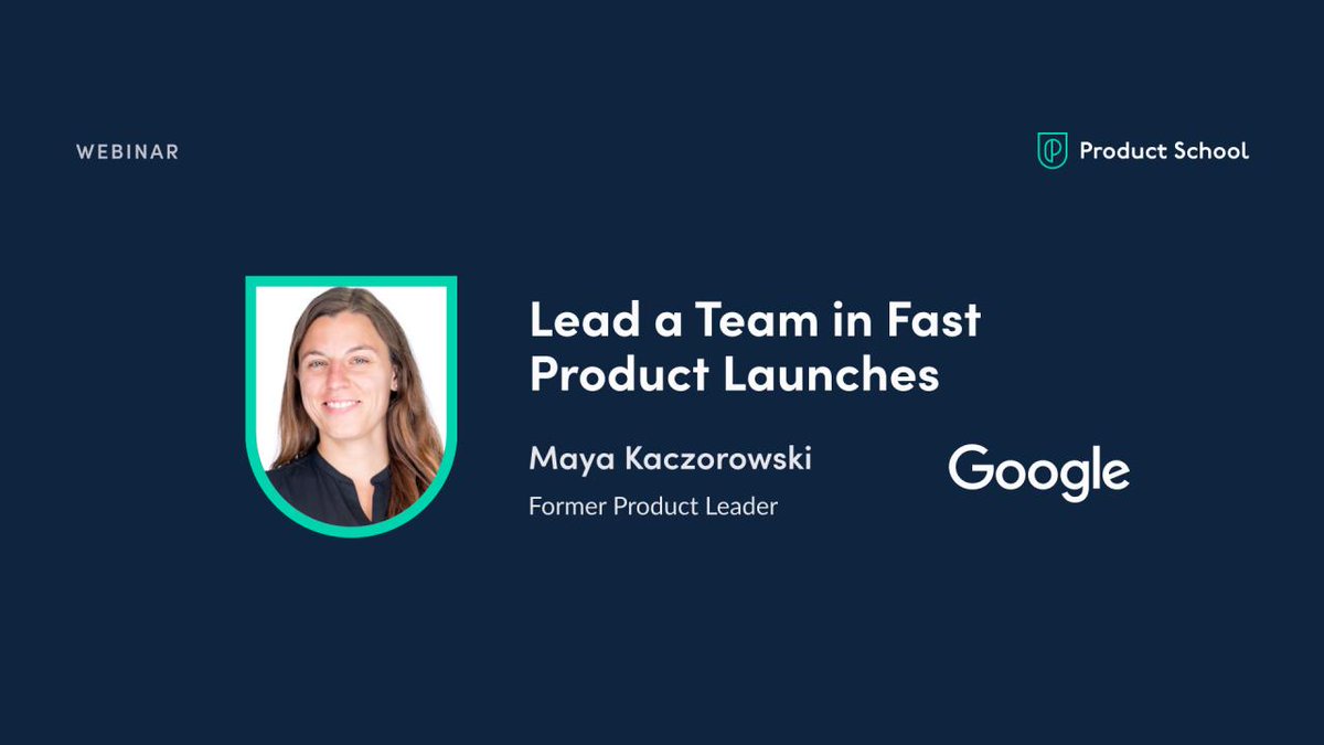 I'll be giving at talk at @productschool on July 10th on leading a team through fast product launches! Check it out: linkedin.com/events/7072530…