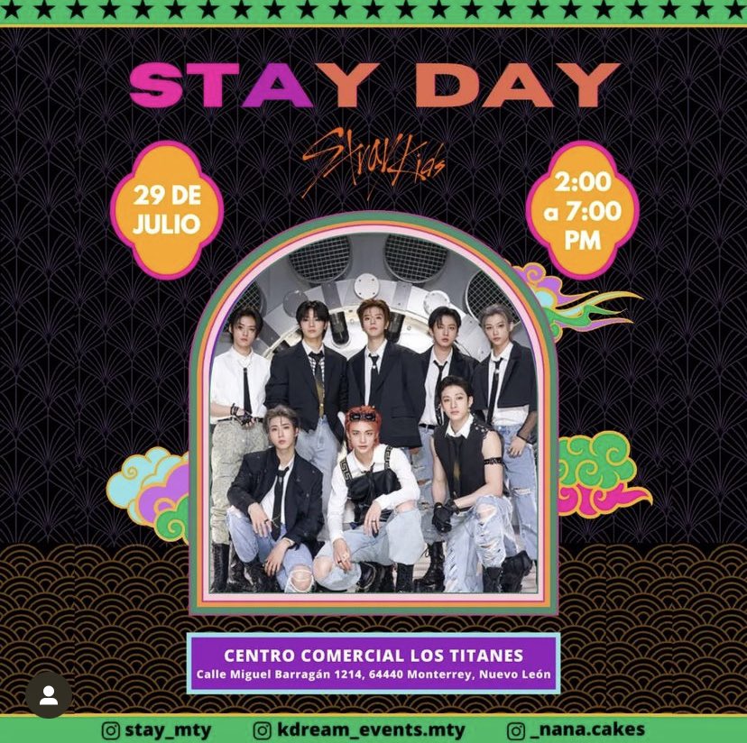 SKZProyectosMx's tweet photo. STAY de Monterrey! 

Te invitamos al STAY DAY que estará organizando nuestra sede @Stay_MTY la cual se llevará a cabo junto kdreams events mty y nana cakes el 29 de Julio en el Centro Comercial "Los Titanes" 💛🌼 https://t.co/ERxgLajsfR