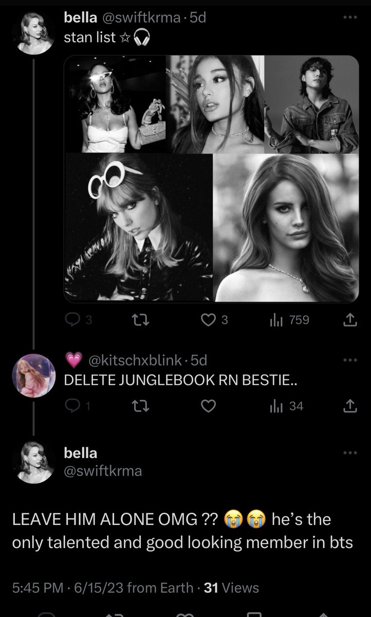 Emery1708's tweet photo. Atp just say you stan bts cause this is some real fan behavior   You’ve posted about bts not once , not twice , not even three times , just multiple times 😭#BTSARMY https://t.co/Qk9bUo28D0