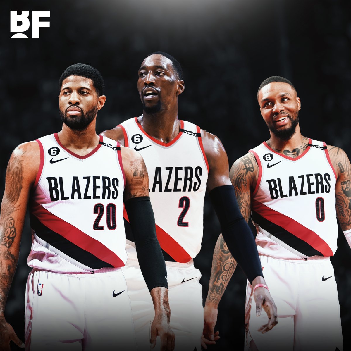 bballforever_'s tweet photo. The Blazers are using the 3rd pick in trade talks for an All-Star and are targeting forwards like Bam Adebayo or Paul George to pair with Dame. 

via Jake Fischer https://t.co/gPp8S9knB6
