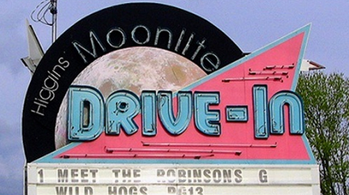 Saturday Night at the Drive-In: Higgins Moonlite Drive-In, Woodbury, Tennessee