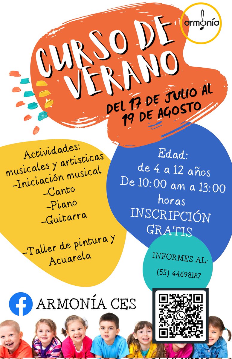 Armonia_CES's tweet photo. En Armonía CES ya estamos listos para recibirte este #verano2023 
Ven y aprende una actividad nueva y divertida ❗
Mensualidad de 💲600 pesos
🔴En Armonía CES no pagas inscripción #หนุ่มกะลา #LoveIsland https://t.co/xKrF5heYHE