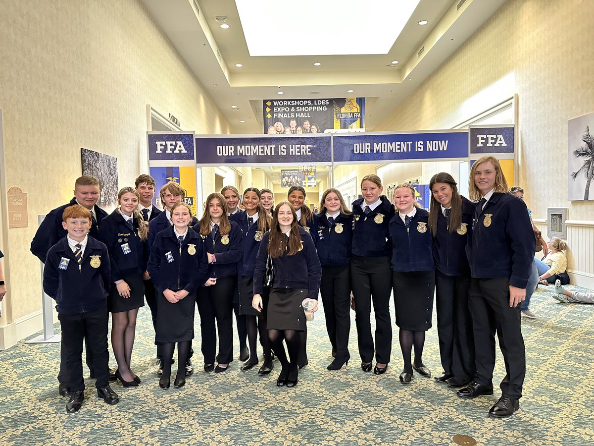 kellisue34's tweet photo. @JimmyPatronis it was great to hear from our CFO @  the Florida FFA State Convention. Thanks for the shoutout to the Bozeman Bucks! https://t.co/Ra9FSnRr7r