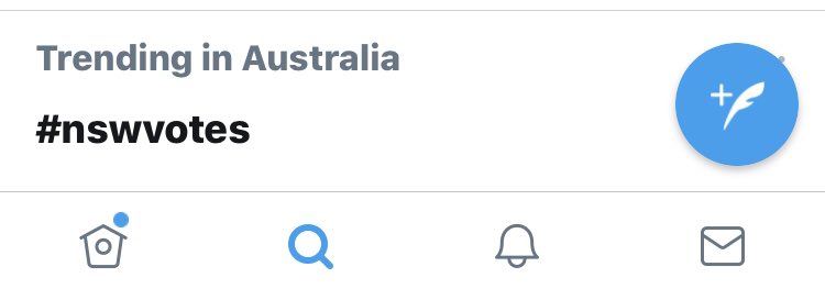 FredSpider's tweet image. Hey @TwitterAU what gives!?
You tell me that #nswvotes is trending. 🧐😐
#auspol