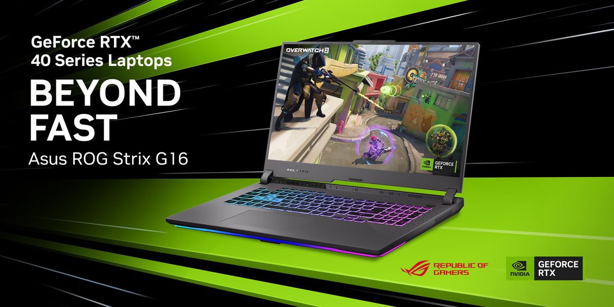 Save $700 on the @ASUSAU ROG Strix G16 GeForce RTX 4060 16' 240Hz Gaming Laptop at @JBHiFi 
Get it here: nvda.ws/3NCIilk 
#BeyondFast