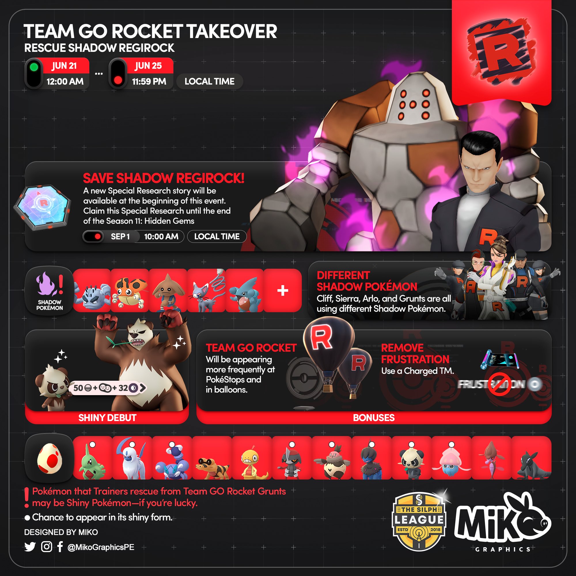 Pokémon GO: Invasão da Equipe Rocket no em junho de 2023