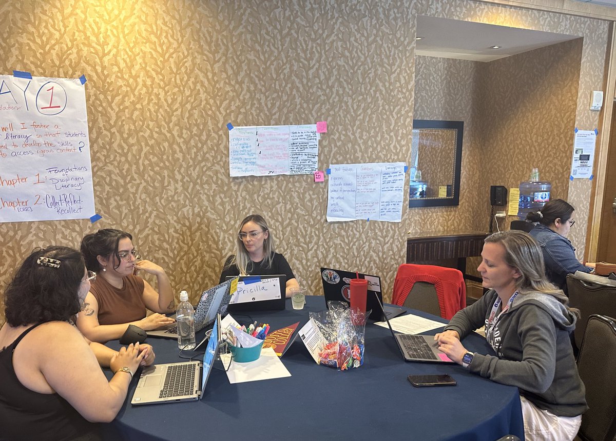 L_GonzalezAP's tweet photo. #AVIDSI2023 Day 2 ✅ #AligningTheWork So much fun spending time planning our AVID site goals &amp; making #WICOR connections with our amazing @fullertonhigh #AVID team &amp; teachers! #AVID4Possibility + @fjuhsd Best Practices = #achievementforall https://t.co/QT9HvK0PcL