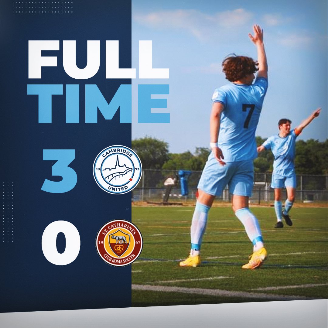 3 goals on the road gets the U21 League1 Reserve squad 3 points! 

#L1OMens #OntarioSoccer #League1Canada #Cambridge