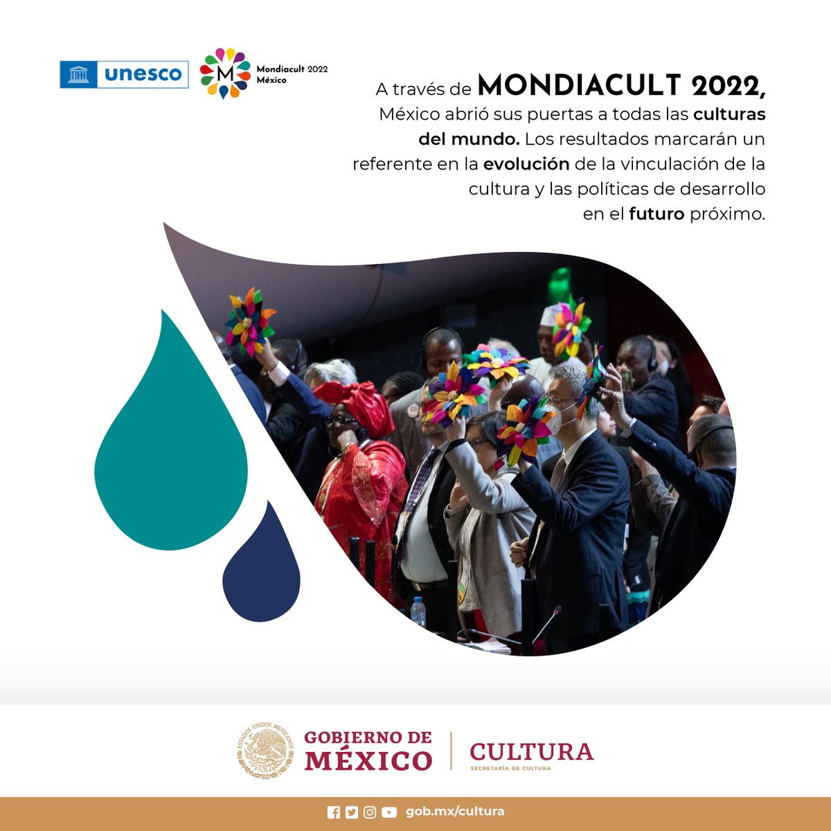 #MONDIACULT2022 constituye el primer encuentro cultural de alto nivel del siglo XXI, con México como sede.

@alefrausto