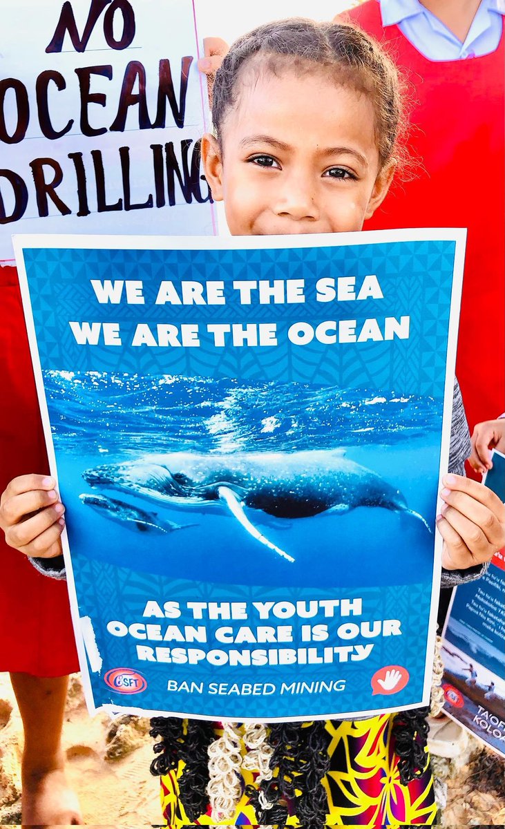 CSFTonga's tweet photo. The next generation whom will experience the impact of deep sea mining if it will occur in Tonga. 
"Today's Reef is Their Tomorrow's Hope"
Government Primary School of Pangai, Ha'apai❤

#StopDeepSeaMining 
#SaveOurOcean 
#TidesAreChanging 🌊
#youthsfuture https://t.co/yKLwMGPiYq