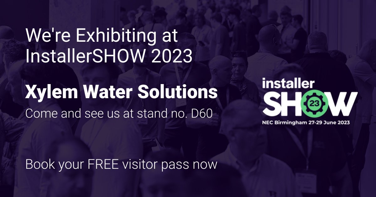 With less than one week to go, we're excited to showcase our latest products AND offer you a chance to meet ManCity Legend Paul Dickov. Pop by on 27-28th June to enter for a chance to win great prizes!

#Letssolvewater #InstallerSHOW2023  @Installer_Show