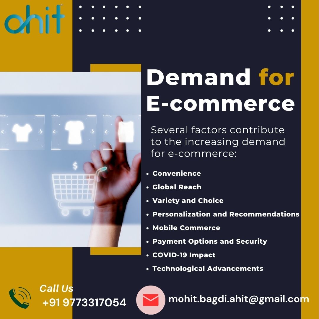 The demand for e-commerce has been consistently growing over the years, and it experienced significant acceleration and expansion in recent times. 
#eCommerce #eCommerceWebsite #ecommercebrasil #ecommercebusiness #ecommercestore #EcommerceTips #ecommerceappdesignanddevelopment