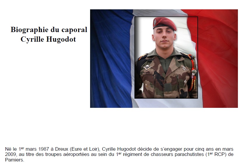Unsor_siege's tweet image. Ne l'oublions pas, il est mort pour la France le 21 juin 2011_ Caporal-chef Cyrille HUGODOT - #1erRCP - Afghanistan