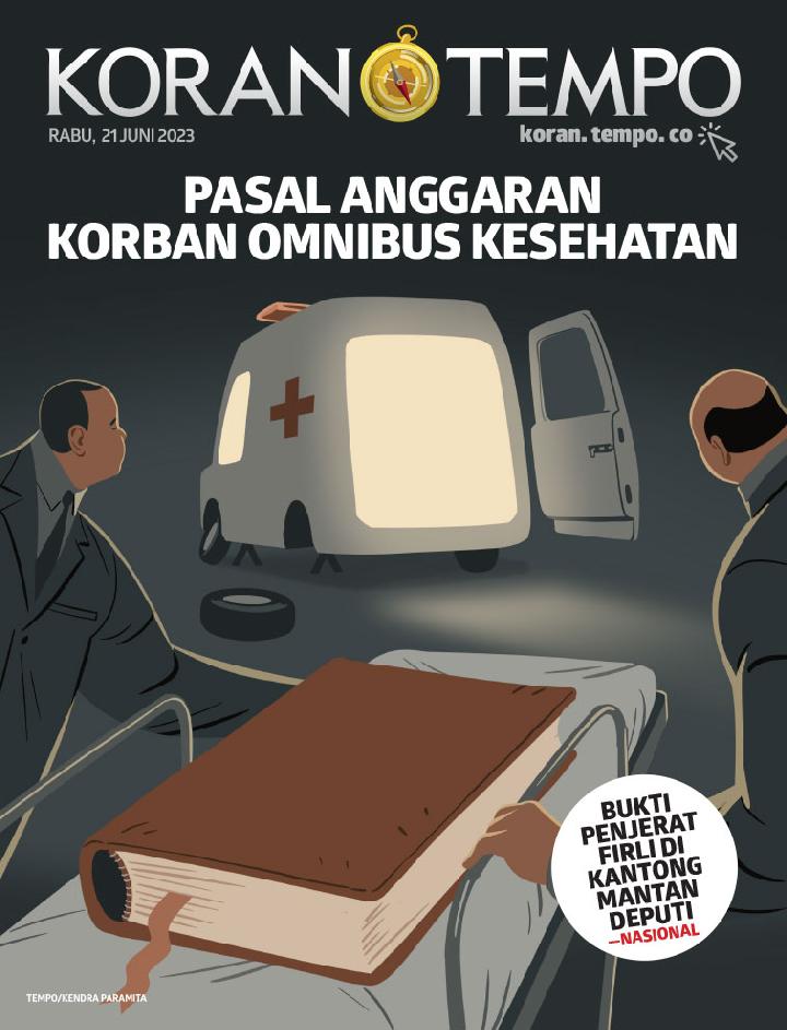 Pasal Anggaran Korban Omnibus Kesehatan 

Alokasi minimal anggaran kesehatan lenyap dalam draf omnibus law Kesehatan. Bisa memperburuk standar pelayanan medis di daerah.  

Simak edisi terbaru Koran Tempo, hanya di koran.tempo.co 

#korantempodigital #KoranTempo