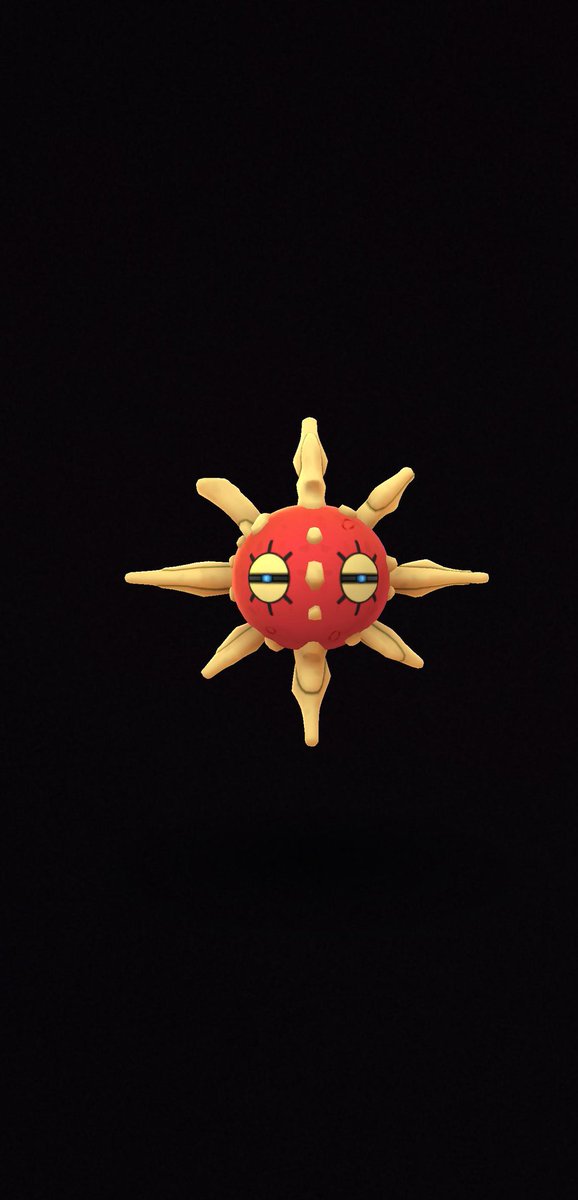 Shinyhuntz's tweet photo. I just woke up in the morning and got this beauty ☀️, morning vibes
Shiny solrock🔥✨✨❤️
#PokemonGO #Pokemon #PokemonGOfriends 

Like ❤️ Follow &amp; RT 🔁 https://t.co/igLeiSoEte
