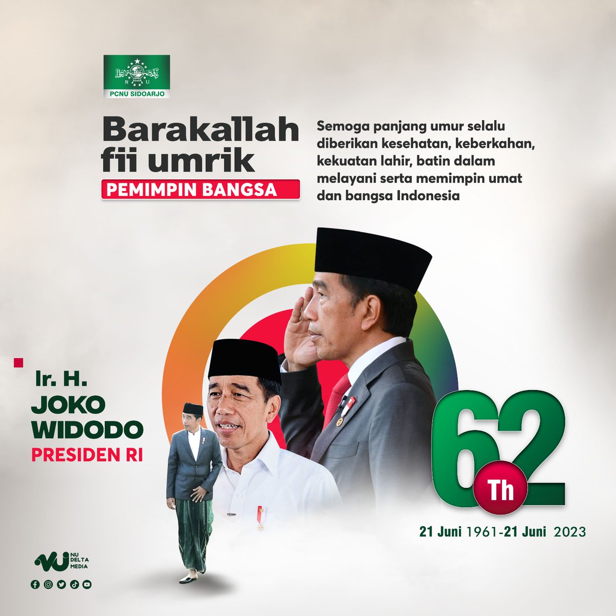 Sugeng Ambal Warsa Bapak  Presiden Indonesia Ir. H. Joko Widodo