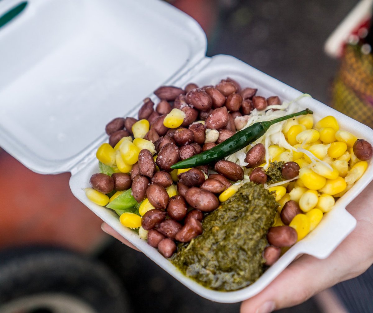 VisitMyanmar_MM's tweet photo. Look delicious and yummy 🥰
Corn and tea leaf salad , one of the must-try snack.
You can easily find it on the street stalls in Yangon , Myanmar.
Enjoy this when you come to our country.
#myanmar #myanmarbeenchanted #cornsalad #tealeafsalad #decilious #streetfood #travelmyanmar https://t.co/tTdoVcxFMy