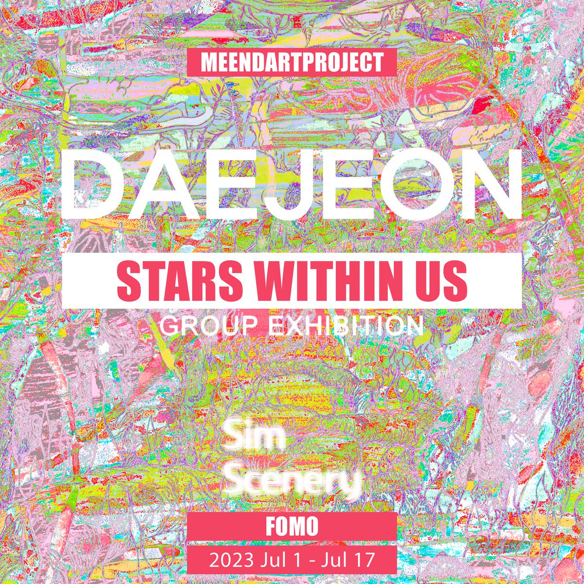 10번째 개인전이자 55번째 전시 시작과 함께,
다음 전시, 56번째 전시도 소식 전해드립니다.

다음 전시는 7월 1일, 대전입니다:)

Thanks to <a href="/Meendartproject/">🏘Meendartproject 민드아트프로젝트 만쥬</a>

✨7.1 - 7.14✨
<a href="/fomo_cafe_nft/">fomo cafe&nft</a>

D A E J E O N 
<56th exhibition>

#nftartgallery #nftart #OpenSeaNFT 
#opensea #nftcollector