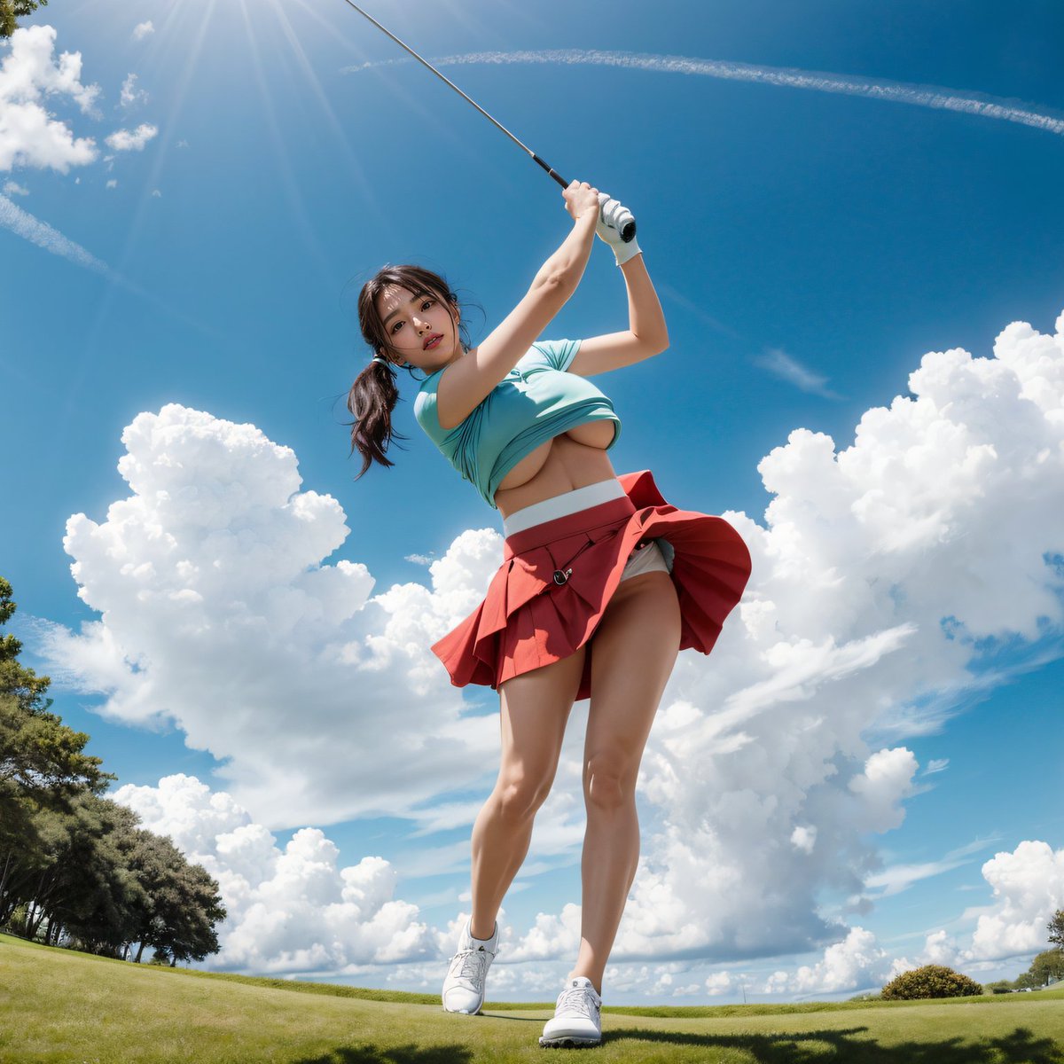 Aidollcity's tweet photo. 그녀의 골프스윙 자세와 복장을 칭찬합니다. I commend her golf swing posture and dress. 彼女のゴルフスイング姿勢と服装を賞賛します。#골프자세# sexygolfer #golfwear#aigolf
https://t.co/sqER3pk1uH https://t.co/DwNgyyPzwQ