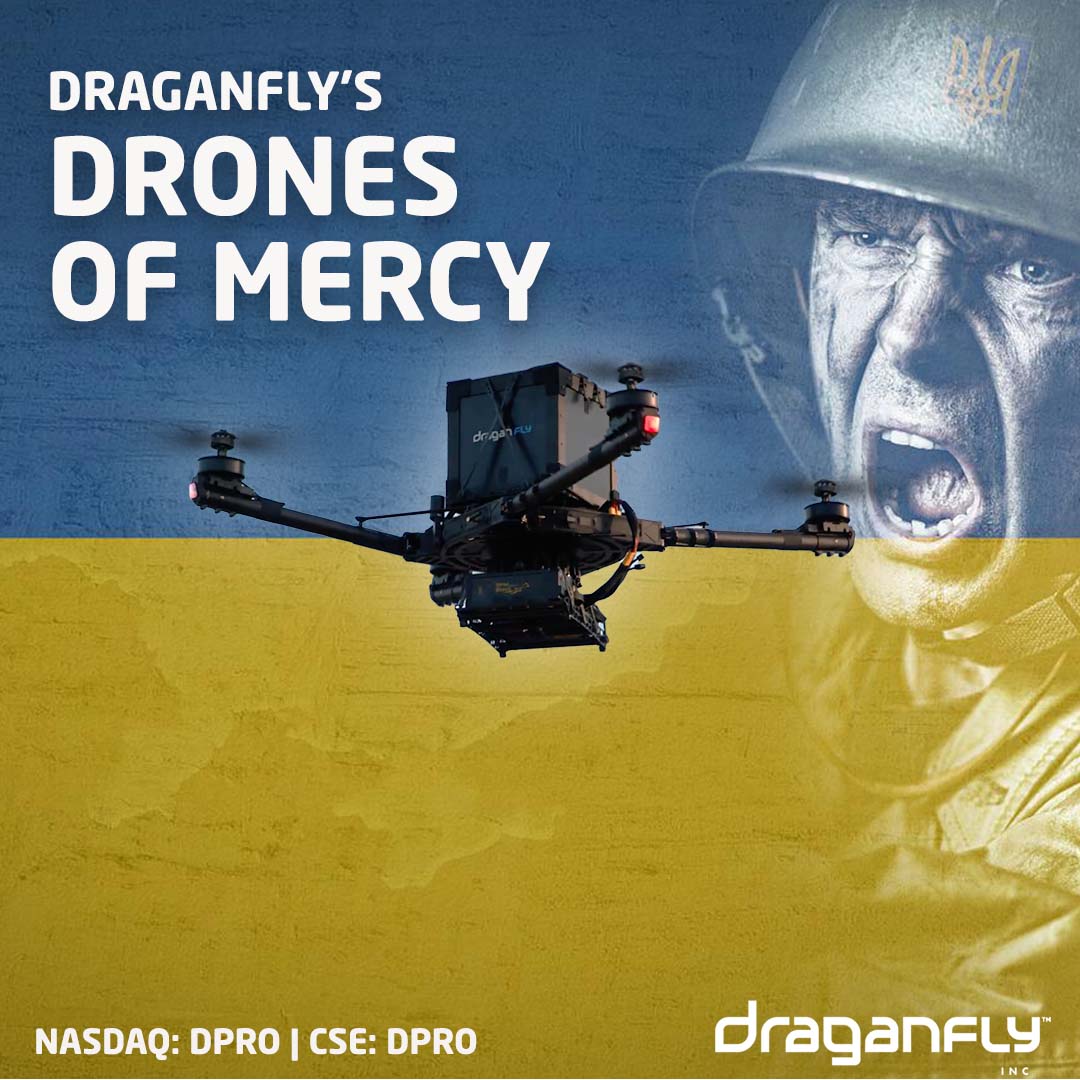 Draganfly's cutting-edge technology has made a positive impact in military environments, including autonomous blood delivery on the battlefield. #MilitaryTech #Draganfly #UAVs