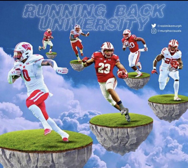 @IsaiahWest_12 @28Haire 👐🦡🏈🔴⚪️🔥 #OnWisconsin #RBU