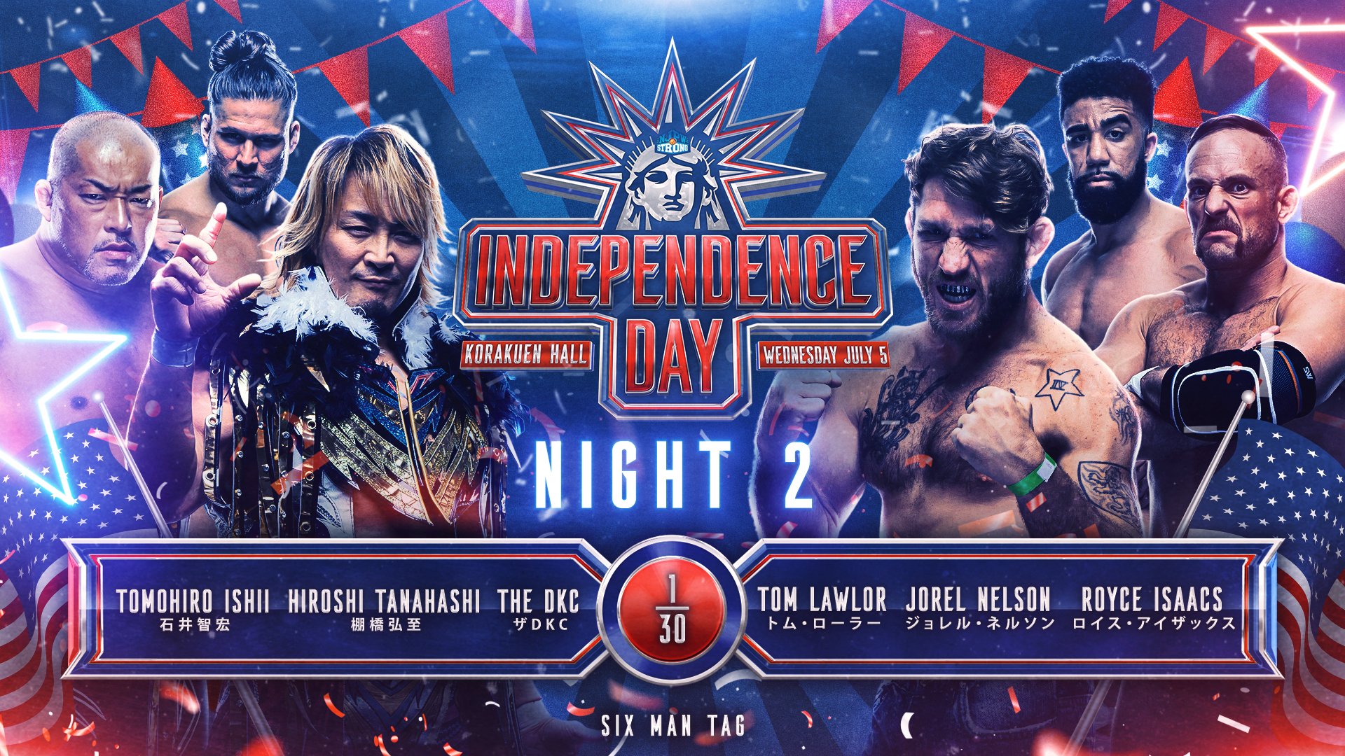 NJPW of America on Twitter "🗽🗽NJPW STRONG Independence Day! 🗽🗽 In