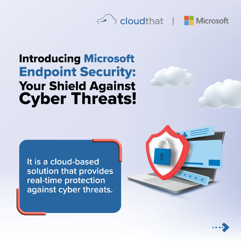 cloudthat's tweet photo. Read the blog - https://t.co/saSzFp59XH
Introducing #Microsoft Endpoint #Security: Your ultimate defense against #cyberthreats!
Say goodbye to worry and hello to peace of mind. Take control of your security with #MicrosoftEndpointSecurity today!
@microsoft
#Cybersecurity